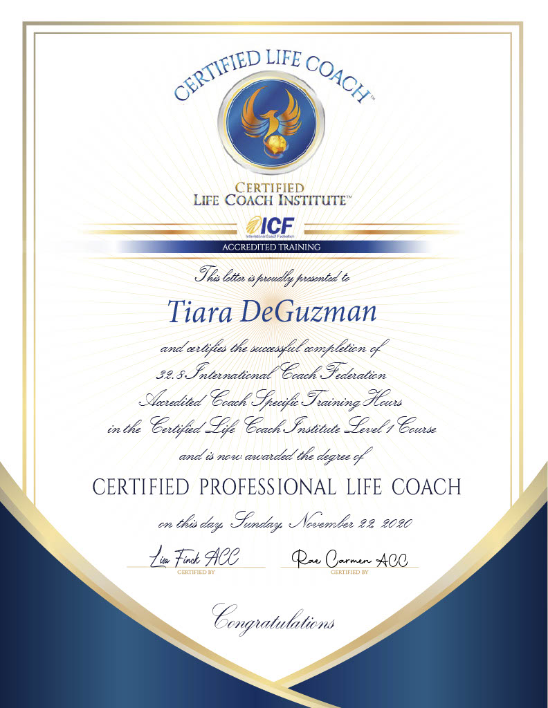 i’m [Finally] a certified life coach!
